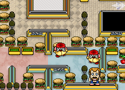 burger pacman